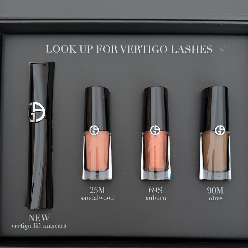Giorgio Armani Vertigo Lift Mascara Eye Tint Set - Sandalwood, Auburn, Olive